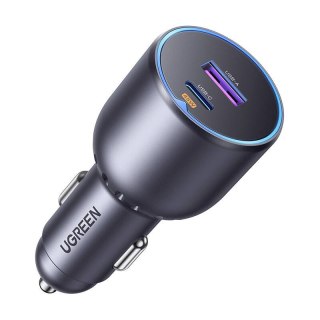 Ładowarka samochodowa UGREEN EC701 63W USB+USB-C (czarna)