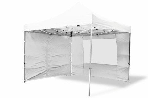 Pawilon ogrodowy PROFI rozkładany 3 x 3 m - biały, 4 ściany