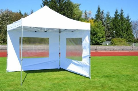 Pawilon ogrodowy PROFI rozkładany 3 x 3 m - biały, 4 ściany