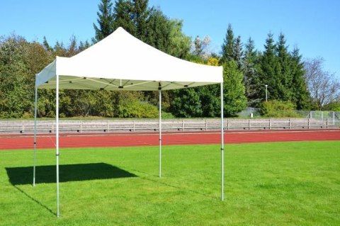 Pawilon ogrodowy PROFI rozkładany 3 x 3 m - biały, 4 ściany