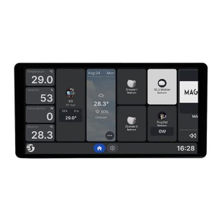 Panel sterowania 6.95" Shelly Wall Display X2i WiFi/BLU (czarny)