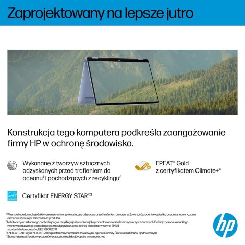 HP OmniBook 5 Flip 14-fp0004nw Core 5 120U 14"2K Touch IPS 300nits 16GB LPDDR5 5200 SSD512 Intel Graphics Cam 1080p 68Wh Win11 B