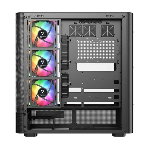 MODECOM OBUDOWA VOLCANO AQ 500 ARGB MIDI CZARNA