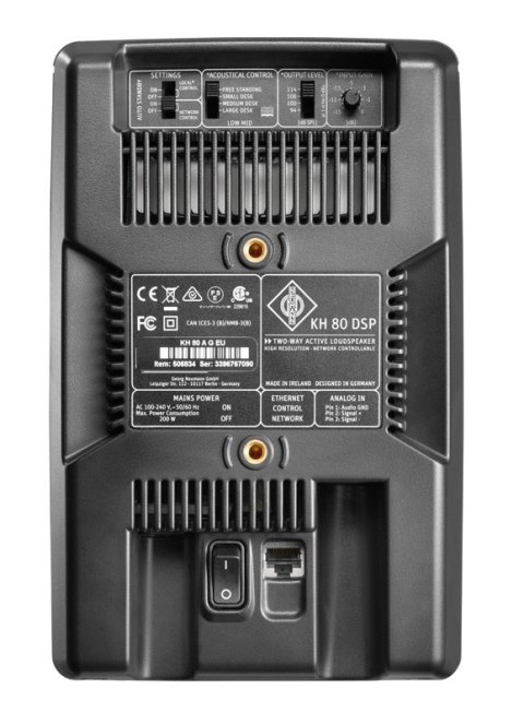 Neumann KH 80 DSP A - Aktywny 2-drożny (4"+1") monitor studyjny
