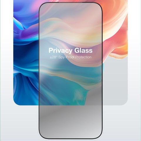 Szkło hartowane prywatyzujące na iPhone 17 Pro Radix Privacy