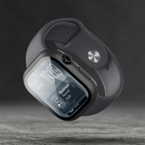 Szkło ochronne z etui na Apple Watch Series 11 42 mm Radix - czarne