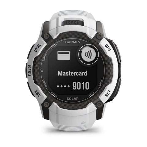 Zegarek Garmin Instinct 2X Solar, 50mm Mleczny Kwarc