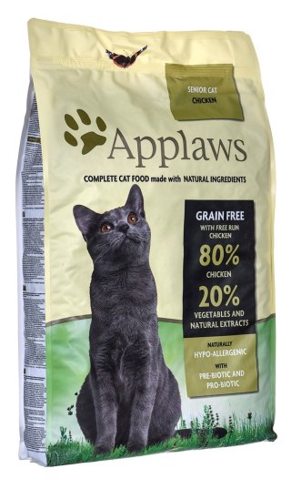 APPLAWS CAT Senior Kurczak - karma dla starszych kotów z wysoką zawartością mięsa - 7.5kg (WYPRZEDAŻ)