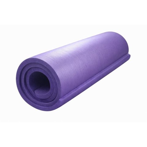 Mata gimnastyczna 210x110 cm, XXL, fioletowa