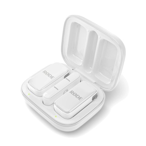 RODE Wireless Micro - 2-kanałowy cyfrowy system bezprzewodowy (Lightning, Biały)
