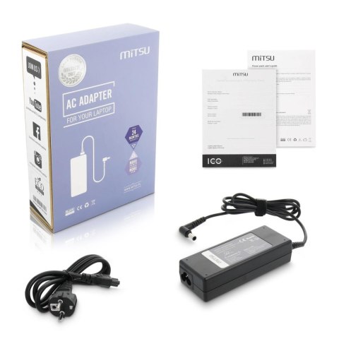 Zasilacz sieciowy Mitsu 19.5V 4.7A (6.5x4.4 pin) 90W do notebooka Sony