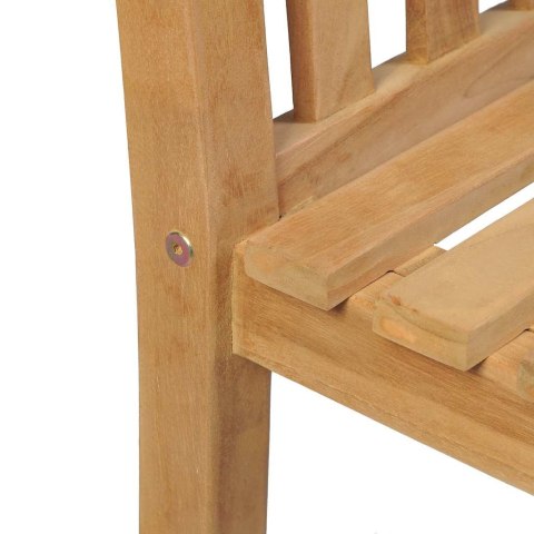 7-częściowy zestaw obiadowy do ogrodu, 140x80 cm, lite drewno tekowe