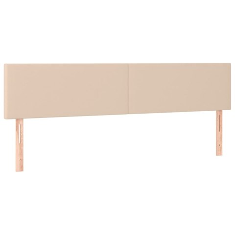 Łóżko kontynentalne, materac i LED cappuccino 180x200 cm