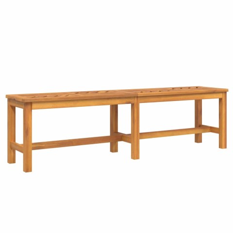 Zestaw do jadalni w ogrodzie 3 pcs Brązowy Lite Drewno Akacji