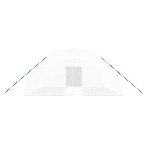 Szklarnia ze stalową ramą, biała, 36 m², 6x6x2,85 m