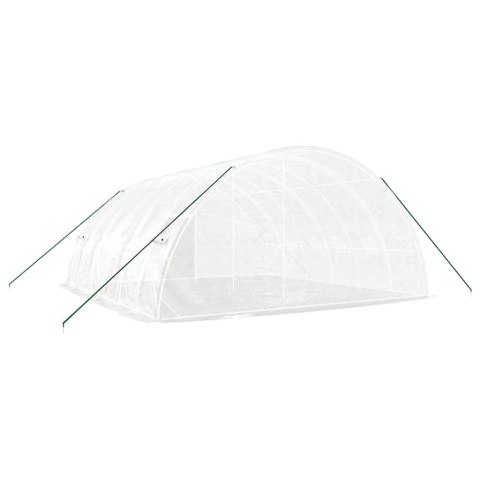 Szklarnia ze stalową ramą, biała, 36 m², 6x6x2,85 m