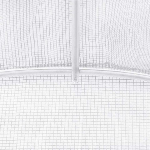 Szklarnia ze stalową ramą, biała, 36 m², 6x6x2,85 m
