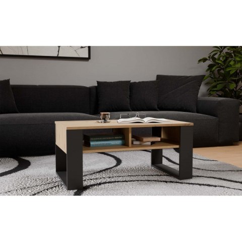 STOLIK KAWOWY MODERN 2P ARTISAN NOGA ANTRACYT