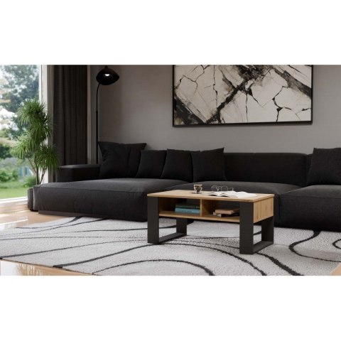 STOLIK KAWOWY MODERN 2P ARTISAN NOGA ANTRACYT