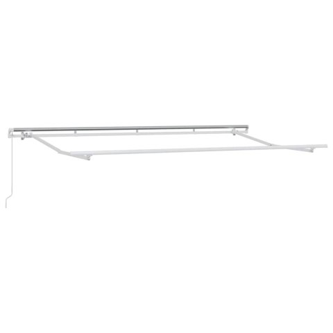 Markiza z Żaluzją Kremowy 350 x 200 x 120 cm Tkanina i Metal