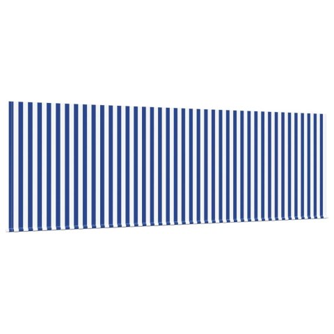 Markiza zwijana Paski Niebieski 350 x 200 cm tkanina