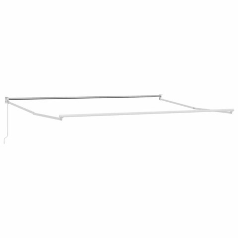Markiza Biały 450 x 300 x 165 cm Poliester i Metal