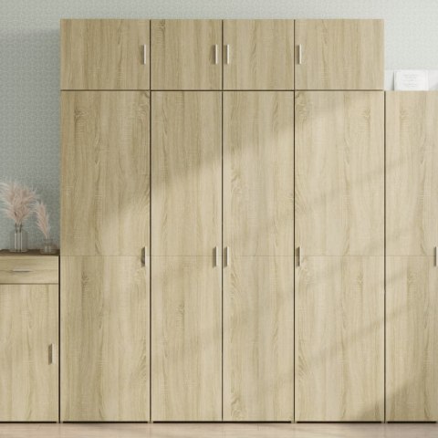 Szafka, dąb sonoma, 80x42,5x225 cm, materiał drewnopochodny