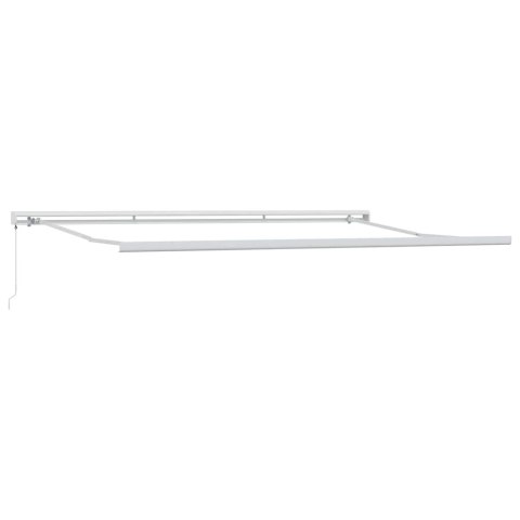 Markiza zwijana Czerwony i Czarny 450 × 300 cm Tkanina i Metal