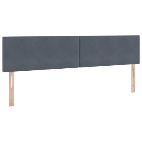 Łóżko z miejscem do przechowywania Ciemnoszary 200 x 200 cm