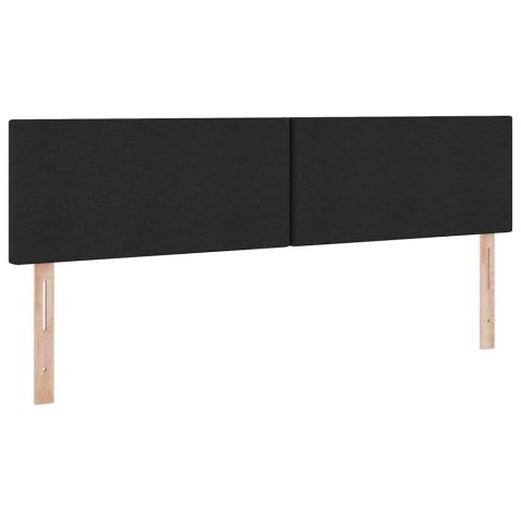 Łóżko z miejscem na przechowywanie i LED Czarny 180 x 200 cm