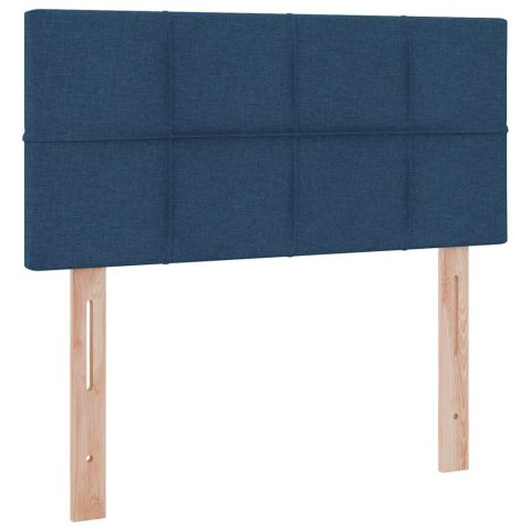 Łóżko z miejscem na przechowywanie i LED Niebieski 100 x 200 cm