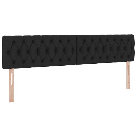 Łóżko z miejscem na przechowywanie i LED Czarny 200 x 200 cm