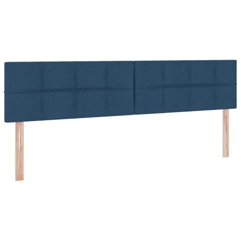 Łóżko z miejscem na przechowywanie i LED Niebieski 200 x 200 cm