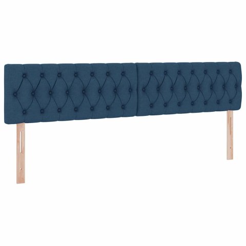 Łóżko z miejscem na przechowywanie i LED Niebieski 200 x 200 cm