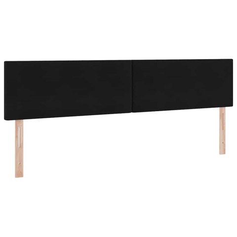 Łóżko z miejscem na przechowywanie i LED Czarny 200 x 200 cm