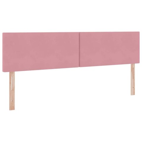 Łóżko z miejscem na przechowywanie i LED Różowy 180 x 200 cm