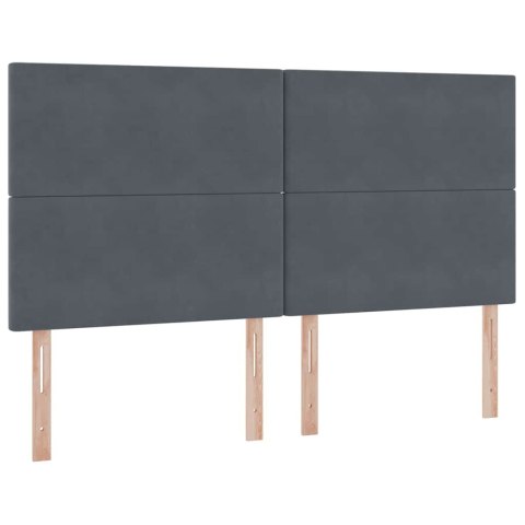 Łóżko z miejscem do przechowywania Ciemnoszary 180 x 200 cm