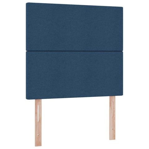Łóżko z miejscem na przechowywanie i LED Niebieski 100 x 200 cm