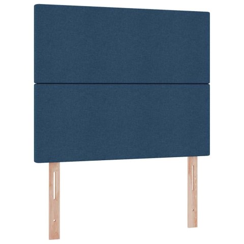 Łóżko z miejscem na przechowywanie i LED Niebieski 120 x 200 cm