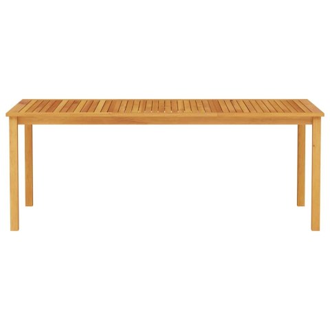 Zestaw do jadalni w ogrodzie 9 pcs Brązowy Lite Drewno Akacji