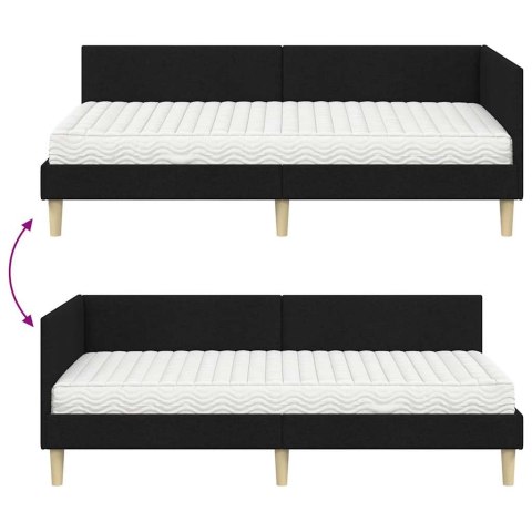 Rama Łóżka Narożnego z Materacem Inny 2 pcs Zielony tkanina