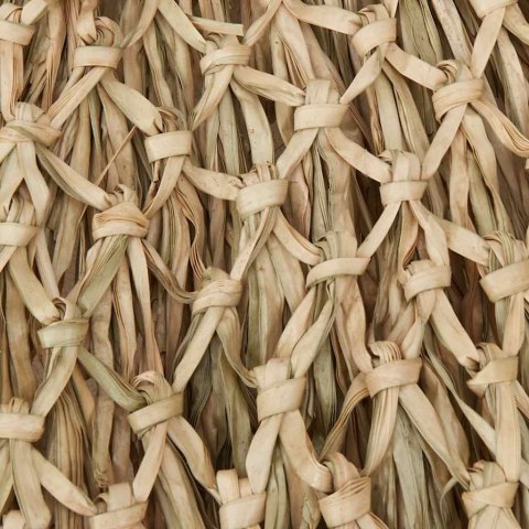 Parasol ogrodowy z bambusa i bananowych liści, 270 cm