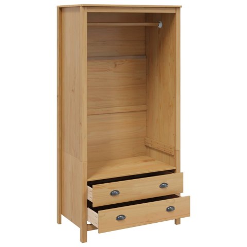Garderoba Miodowy brąz 84 x 50 x 170 cm Lite drewno sosnowe