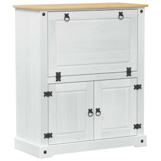 Szafka na wino Biały 97 x 45 x 114 cm Lite drewno sosnowe
