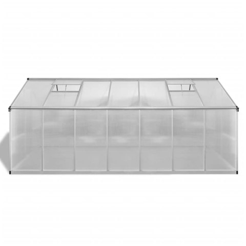 Szklarnia, wzmocnione aluminium, 10,53 m²
