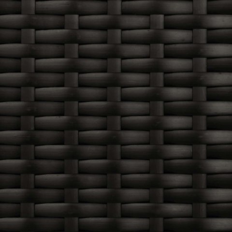 Zestaw sof ogrodowych Czarny 164 x 164 x 112 cm polirattan