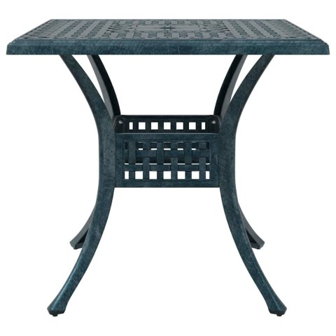 Zestaw stołów ogrodowych 5 pcs Zielony Aluminium odlewane