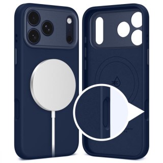 Etui pokrowiec na iPhone 17 Pro Uniq MagSafe - granatowe