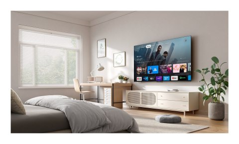 Telewizor TCL 50P69K LED 50'' 4K Ultra HD Google TV Dolby Digital DVB-T2 Czarny