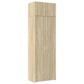 Szafka, dąb sonoma, 70x42,5x225 cm, materiał drewnopochodny
